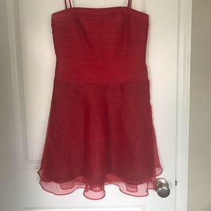 Red cocktail dress
